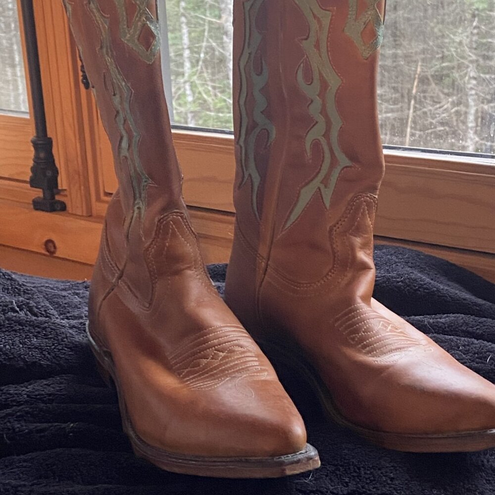 VINTAGE BOULET WOMEN COWBOY BOOTS